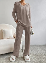 Load image into Gallery viewer, Casual 2-Piece Autumn Loungewear Set