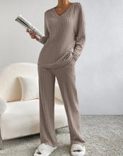 Load image into Gallery viewer, Casual 2-Piece Autumn Loungewear Set