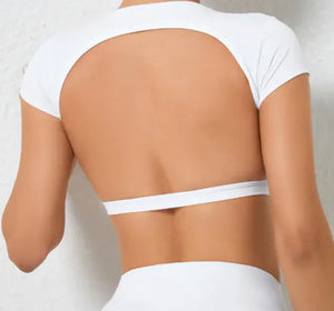 Yoga Outdoor Running Backless Fitness T-shirt