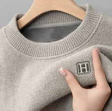 Load image into Gallery viewer, Chenille Sweater Men&#39;s New Single-layer Fleece-lined