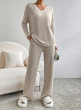 Load image into Gallery viewer, Casual 2-Piece Autumn Loungewear Set