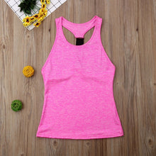 Load image into Gallery viewer, Casual Sleeveless Women  Yoga Shirts