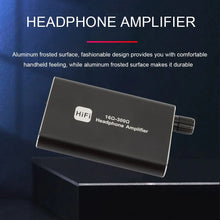 Load image into Gallery viewer, 16-300Ω HIFI Headphone Amplifier Portable Earphone AMP 3.5mm w/ Audio USB Cable