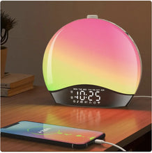 Load image into Gallery viewer, Sunrise Alarm Clock with Bluetooth and Colorful Wake-Up Light