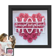 Load image into Gallery viewer, Wooden Flower Frame Display For Mother&#39;s Day Decor