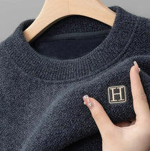 Load image into Gallery viewer, Chenille Sweater Men&#39;s New Single-layer Fleece-lined