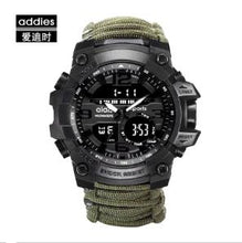 Load image into Gallery viewer, LED Military Watch with compass 30M Waterproof men&#39;s Sports Watch Men Sport Watch Shock Sport Watches Electronic Wristwatches