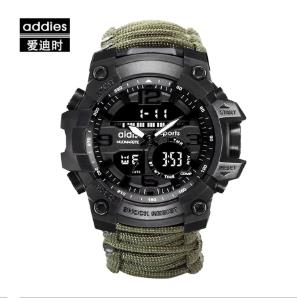 LED Military Watch with compass 30M Waterproof men's Sports Watch Men Sport Watch Shock Sport Watches Electronic Wristwatches