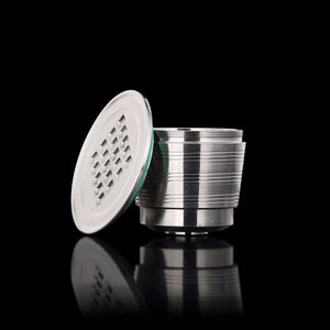 Nespresso Refillable Capsule Reusable Coffee Filter Dripper Steel Nespresso Cafeteira Capsulas De Cafe Recargables Reutilizables