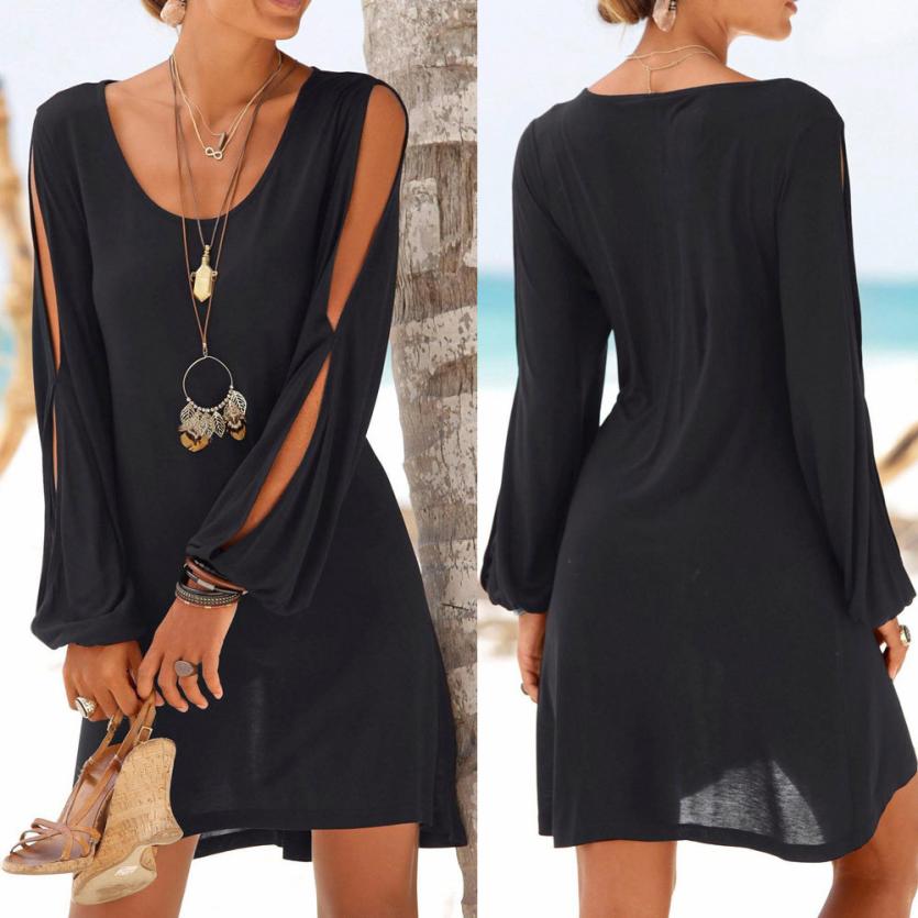 Women Beach Style Mini Dress