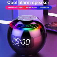 Load image into Gallery viewer, Mini Bluetooth Speaker Wireless Bluetooth Sound box with LED Display Alarm Clock Hifi TF Card MP3 Music Play