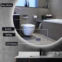 Load image into Gallery viewer, LED Bathroom Mirror