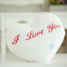 Load image into Gallery viewer, Luminous Pillow Heart Cushion Colorful Glowing Plush Doll LED Light Toys Gift