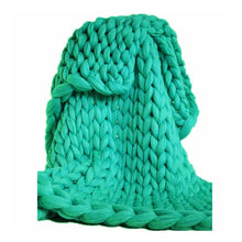 Load image into Gallery viewer, Handmade Chunky Knit Blanket