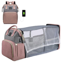 Load image into Gallery viewer, Folding Mommy Bag Lightweight Portable Folding Crib