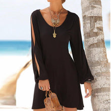 Load image into Gallery viewer, Women Beach Style Mini Dress