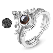 Load image into Gallery viewer, 100 Language I Love You Rings with Jewelry Box