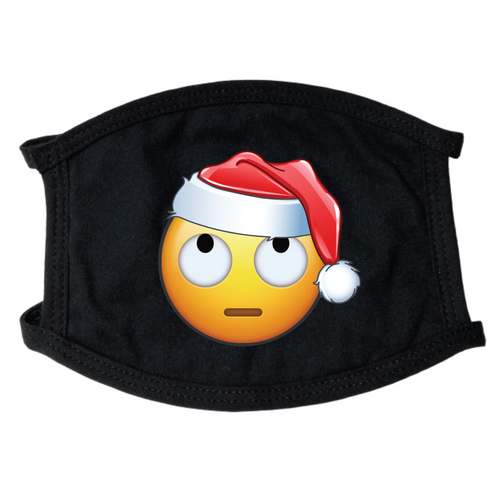 Santa Emoji Face Mask