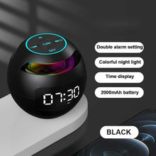 Load image into Gallery viewer, Mini Bluetooth Speaker Wireless Bluetooth Sound box with LED Display Alarm Clock Hifi TF Card MP3 Music Play