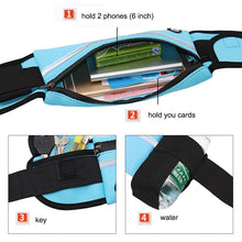 Load image into Gallery viewer, YUYU Waist Bag Belt Bag Running Waist Bag Sports Portable Gym Bag Hold Water Cycling Phone bag Waterproof Women running belt