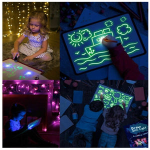 Light Up Drawing Kit Glow Draw