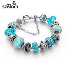 Load image into Gallery viewer, Alexandrite Crystal Gemstone Charm Bracelet