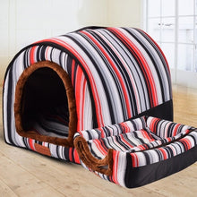 Load image into Gallery viewer, Warm PET House Comfortable Print Stars Kennel Foldable Sleeping Mat