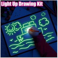 Load image into Gallery viewer, Light Up Drawing Kit Glow Draw