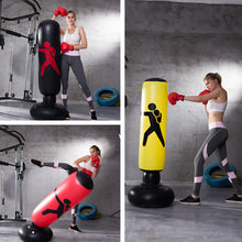 Load image into Gallery viewer, Fitness Tool Inflatable Boxing Punching Bag Stress Training Fitness Vertical  Boxing Bag PVC Thickening Boxing Pillar Tumbler