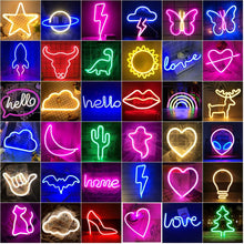 Load image into Gallery viewer, LED Neon Night Light decor