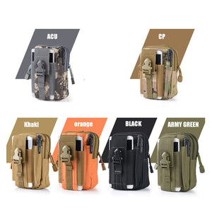 IKSNAIL Tactical Pouch Molle Hunting Bags Belt Waist Bag Military Tactical Pack Outdoor Pouches Case Pocket Camo Bag For Iphone