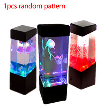 Load image into Gallery viewer, Bedside Mood Night Lamp Jellyfish Volcano Water Aquarium Tank LED Relaxing Jellyfish Hypnotic Lamp Aquarium LED Night Light