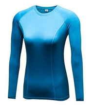 Load image into Gallery viewer, Womens Fitness Compression Full Sleeve Top