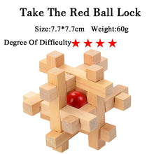 Load image into Gallery viewer, IQ 3D Wooden Brain Teaser Game