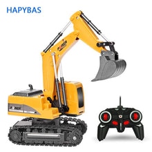 Load image into Gallery viewer, 2.4Ghz 6 Channel 1:24 RC Excavator toy RC Engineering Car Alloy and plastic Excavator RTR For kids Christmas gift