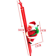 Load image into Gallery viewer, Santa Climbing Ladder Christmas Decoration