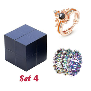 100 Language I Love You Rings with Jewelry Box