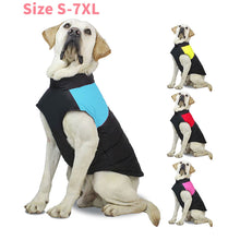 Load image into Gallery viewer, Winter Pets Clothing for Small Large Dogs Waterproof  Padded Vest Zipper Jacket Coat