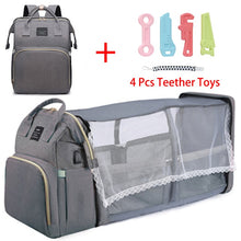 Load image into Gallery viewer, Folding Mommy Bag Lightweight Portable Folding Crib