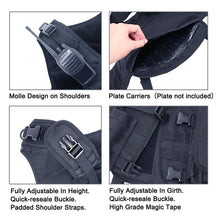 Load image into Gallery viewer, MGFLASHFORCE Molle Airsoft Vest Tactical Vest Plate Carrier Swat Fishing Hunting Vest Military Army Armor Police Vest