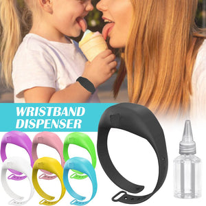 Wristband Hand Dispenser Hand Sanitizer Bracelet Dispensing Silica Gel Wearable Dispenser Pumps Wristbands Hand Band Wrist d3