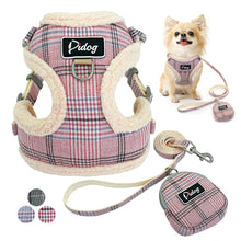 Load image into Gallery viewer, Soft Pet Dog Harnesses Vest No Pull Adjustable Chihuahua Puppy Cat Harness Leash Set For Small Medium Dogs Coat Arnes Perro