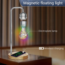 Load image into Gallery viewer, Magnetic Levitation Lamp Creativity Floating Bulb for Birthday Gift Decor magnet levitating Light Wireless Charger for Phone