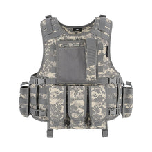 Load image into Gallery viewer, MGFLASHFORCE Molle Airsoft Vest Tactical Vest Plate Carrier Swat Fishing Hunting Vest Military Army Armor Police Vest