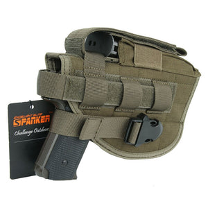 ELITE SPANKER Outdoor Military Universal Molle Buckle Pistol Holster Hunting Training Camo Tactical Nylon Gun Holsters