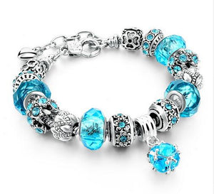 Alexandrite Crystal Gemstone Charm Bracelet