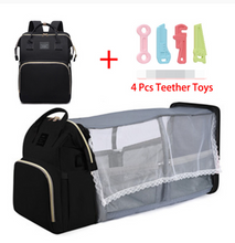 Load image into Gallery viewer, Folding Mommy Bag Lightweight Portable Folding Crib