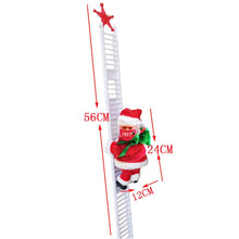 Load image into Gallery viewer, Santa Climbing Ladder Christmas Decoration