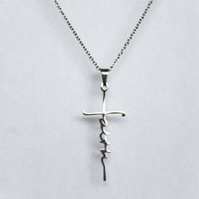 Load image into Gallery viewer, Stainless Steel Faith Cross Necklace