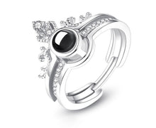 Load image into Gallery viewer, 100 Language I Love You Rings with Jewelry Box